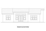 Secondary Image - Craftsman House Plan - Annette Lake 62549 - Rear Exterior