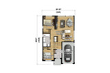 Modern House Plan - 93011 - 1st Floor Plan