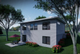Secondary Image - Ranch House Plan - 63375 - Rear Exterior