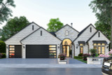 Craftsman House Plan - Comm 95062 - Front Exterior