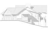 Lodge Style House Plan - Wolf Mountain 98849 - Right Exterior