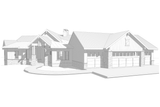 Lodge Style House Plan - Wolf Mountain 98849 - Front Exterior