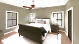 Farmhouse House Plan - 60246 - Master Bedroom