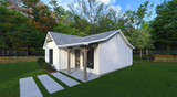Cottage House Plan - The Hideaway 97180 - Right Exterior