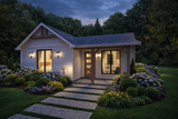 Cottage House Plan - The Hideaway 97180 - Front Exterior