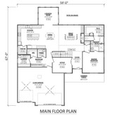 Traditional House Plan - 69623 - 1st Floor Plan