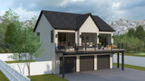 Cottage House Plan - Lind Garage 68757 - Left Exterior