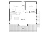 Cottage House Plan - Lind Garage 68757 - 2nd Floor Plan