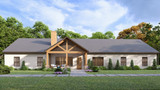 Ranch House Plan - Cassidy-4 46758 - Front Exterior