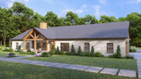 Ranch House Plan - Cassidy-4 46758 - Front Exterior