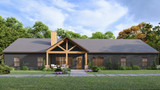 Ranch House Plan - Cassidy 3 27696 - Front Exterior