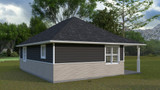 Cottage House Plan - Thatcher ADU 34820 - Left Exterior
