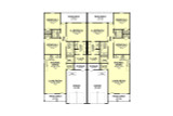 Traditional House Plan - Preston Hollow Duplex 70163 - 1st Floor Plan