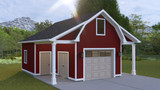 Craftsman House Plan - Tricia Garage 73942 - Front Exterior