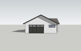 Ranch House Plan - McClellan 73763 - Left Exterior