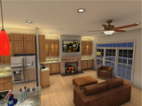 Traditional House Plan - Riverside Avenue 39955 - Great Room