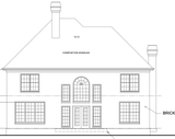 Classic House Plan - Princeton 53683 - Rear Exterior