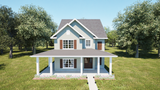 Country House Plan - 20573 - Front Exterior