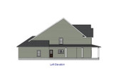 Country House Plan - 20573 - Left Exterior