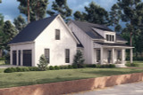 Country House Plan - Charleston 35525 - Left Exterior
