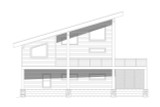 Modern House Plan - Eagle River Lakehouse 39328 - Left Exterior
