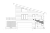 Modern House Plan - Eagle River Lakehouse 39328 - Right Exterior