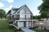 Country House Plan - Pine Haven Pointe 15307 - Left Exterior