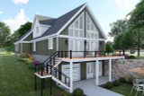 Country House Plan - Pine Haven Pointe 15307 - Left Exterior