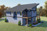Modern House Plan - Columbia Eagle Mountain 68320 - Left Exterior
