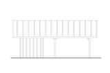 Traditional House Plan - Carport 61851 - Left Exterior
