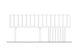 Traditional House Plan - Carport 61851 - Right Exterior