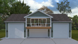 Craftsman House Plan - Victoria Garage 12373 - Front Exterior