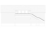 Craftsman House Plan - Victoria Garage 12373 - Rear Exterior