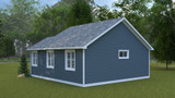 Cottage House Plan - Patch ADU 97220 - Rear Exterior