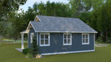 Cottage House Plan - Patch ADU 97220 - Right Exterior