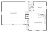 Craftsman House Plan - Richardson 93585 - 1st Floor Plan