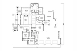 Craftsman House Plan - Rist Canyon 49828 - 1st Floor Plan