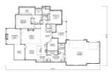 Mountain Rustic House Plan - Dakota Line 37265 - 1st Floor Plan