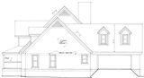 Country House Plan - Milner 36196 - Right Exterior