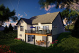 Modern House Plan - 25685 - Rear Exterior