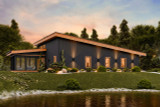 Modern House Plan - Cedarwood Cottage A 87718 - Front Exterior