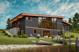 Modern House Plan - Cedarwood Cottage A 87718 - Rear Exterior