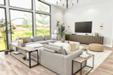 Modern House Plan - Cedarwood Cottage A 87718 - Living Room