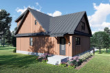 A-Frame House Plan - Laurel Pine Haven 69762 - Rear Exterior