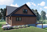 A-Frame House Plan - Laurel Pine Haven 69762 - Left Exterior
