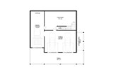 A-Frame House Plan - Laurel Pine Haven 69762 - Basement Floor Plan