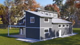 Contemporary House Plan - Schueler 99404 - Left Exterior