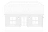 European House Plan - Simons Garage 63132 - Left Exterior