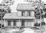 Country House Plan - Cadwell 63543 - Front Exterior