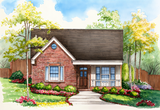 Cottage House Plan - Barker 60309 - Front Exterior
